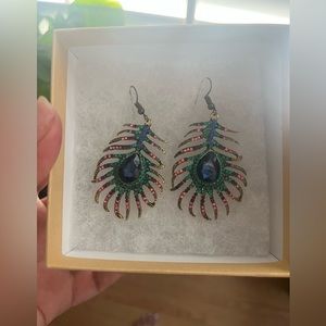 Peacock Earrings